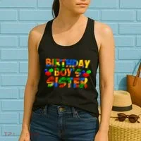 Birthday Boy's Sister Women's Tank Top thumb 2