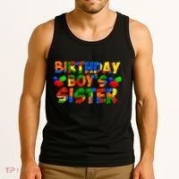 Birthday Boy's Sister Tank Top thumb 3