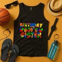 Birthday Boy's Sister Tank Top thumb 4