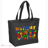 Birthday Boy's Sister Tote Bag thumb 2