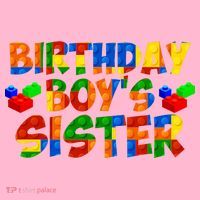 Birthday Boy's Sister Button thumb 1