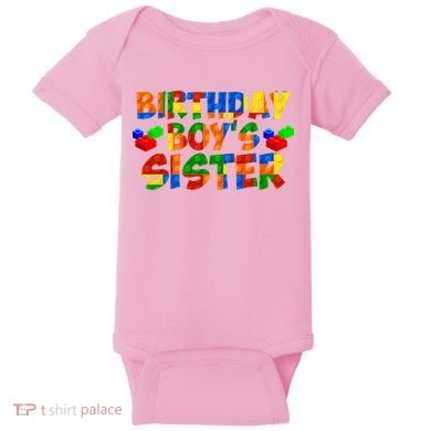 Birthday Boy's Sister Baby Bodysuit