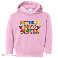 Birthday Boy's Sister Toddler Hoodie thumb 0