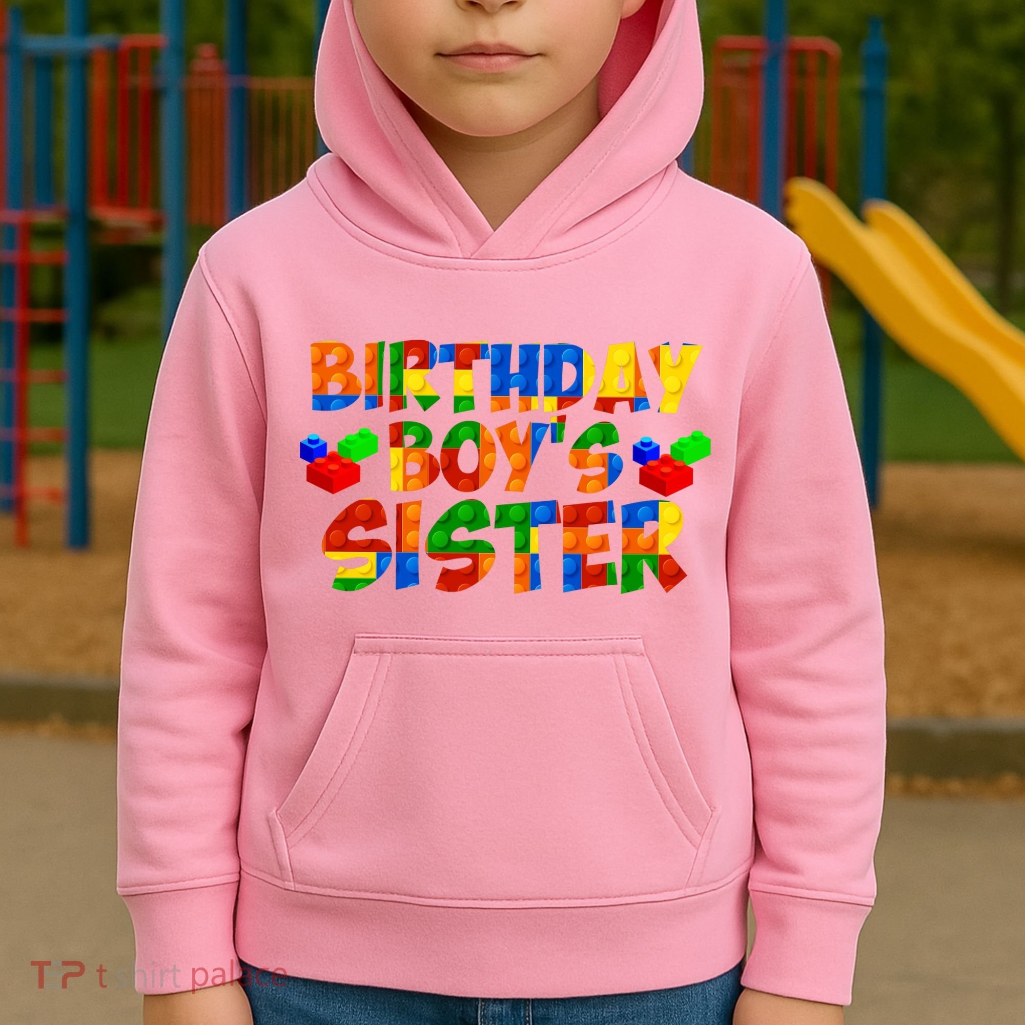 Birthday Boy's Sister Kids Hoodie