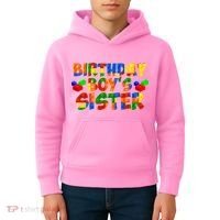 Birthday Boy's Sister Kids Hoodie thumb 4