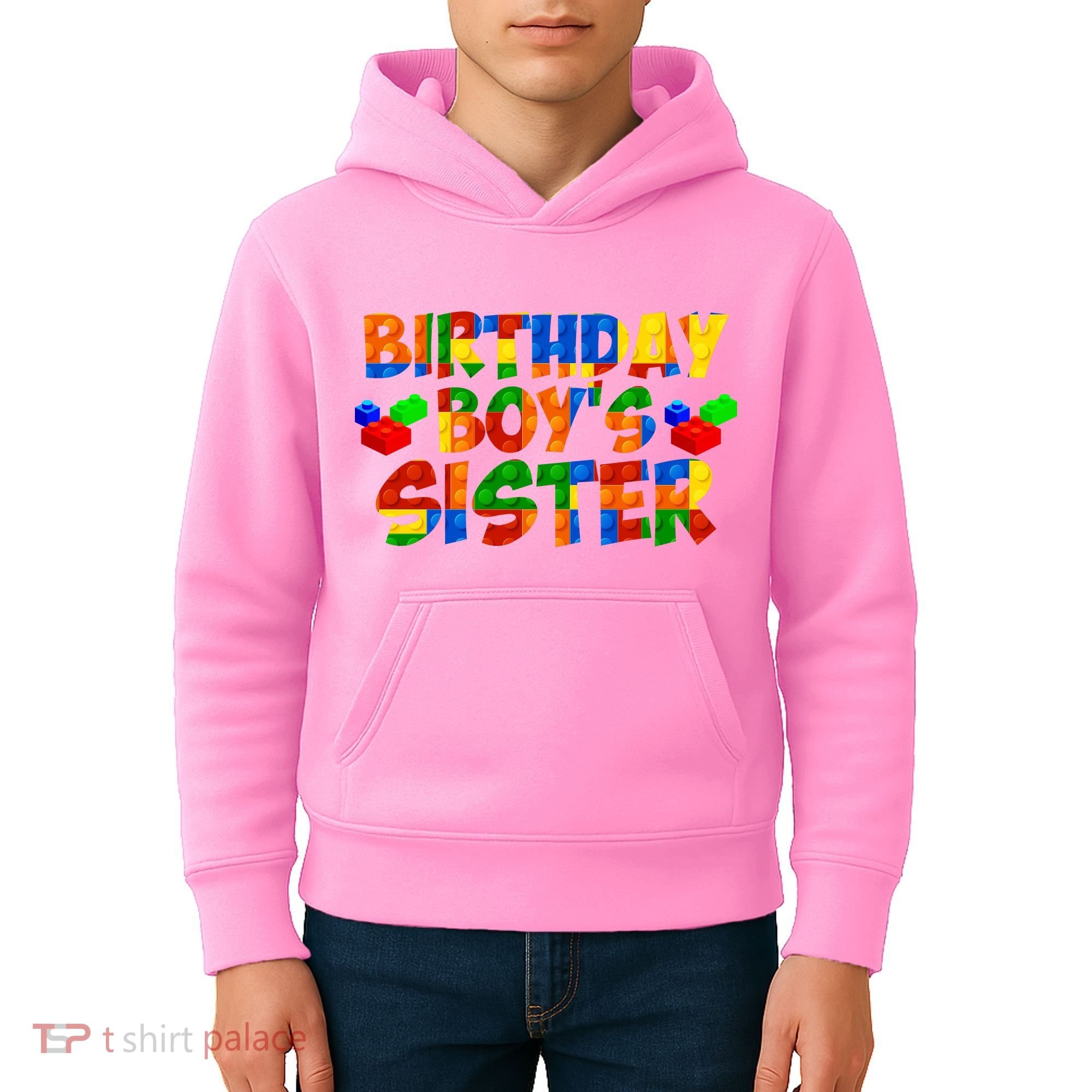 Birthday Boy's Sister Kids Hoodie