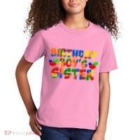 Birthday Boy's Sister Kids T-Shirt thumb 2