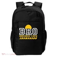 Birthday Bro Construction Crew Brother Backpack thumb 0