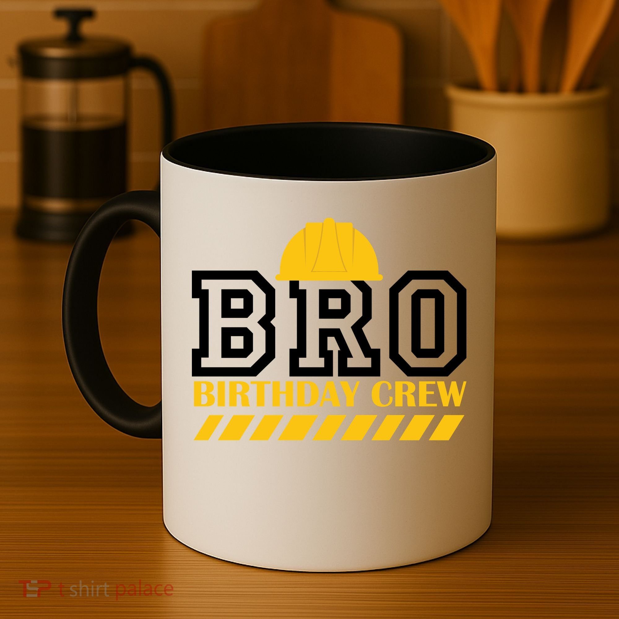 Birthday Bro Construction Crew Brother Coffee Mug