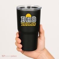 Birthday Bro Construction Crew Brother Tumbler thumb 2