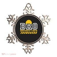 Birthday Bro Construction Crew Brother Ornament thumb 0