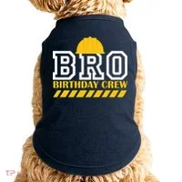 Birthday Bro Construction Crew Brother Doggie Tank thumb 0