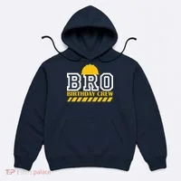 Birthday Bro Construction Crew Brother Hoodie thumb 0