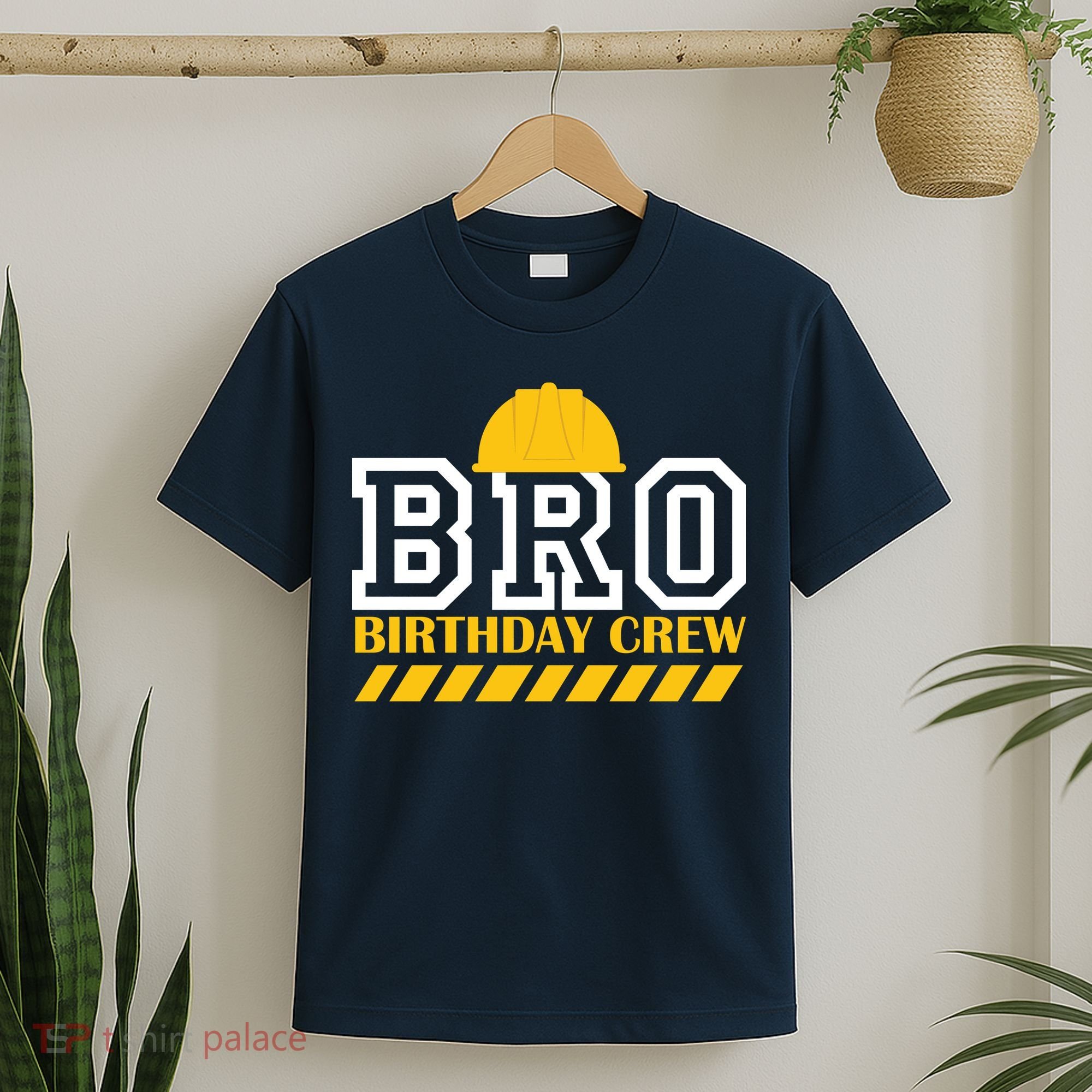 Birthday Bro Construction Crew Brother T-Shirt