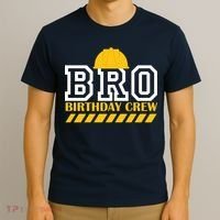 Birthday Bro Construction Crew Brother T-Shirt thumb 3