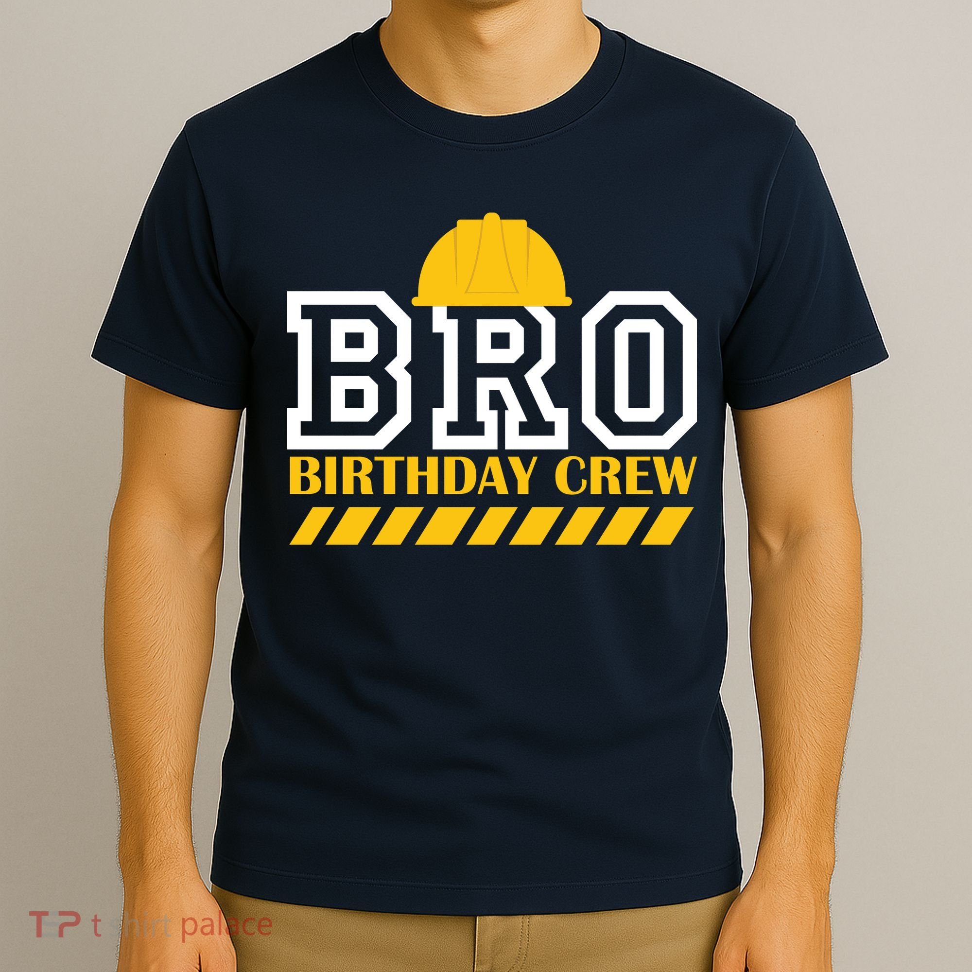 Birthday Bro Construction Crew Brother T-Shirt
