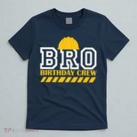 Birthday Bro Construction Crew Brother T-Shirt thumb 5