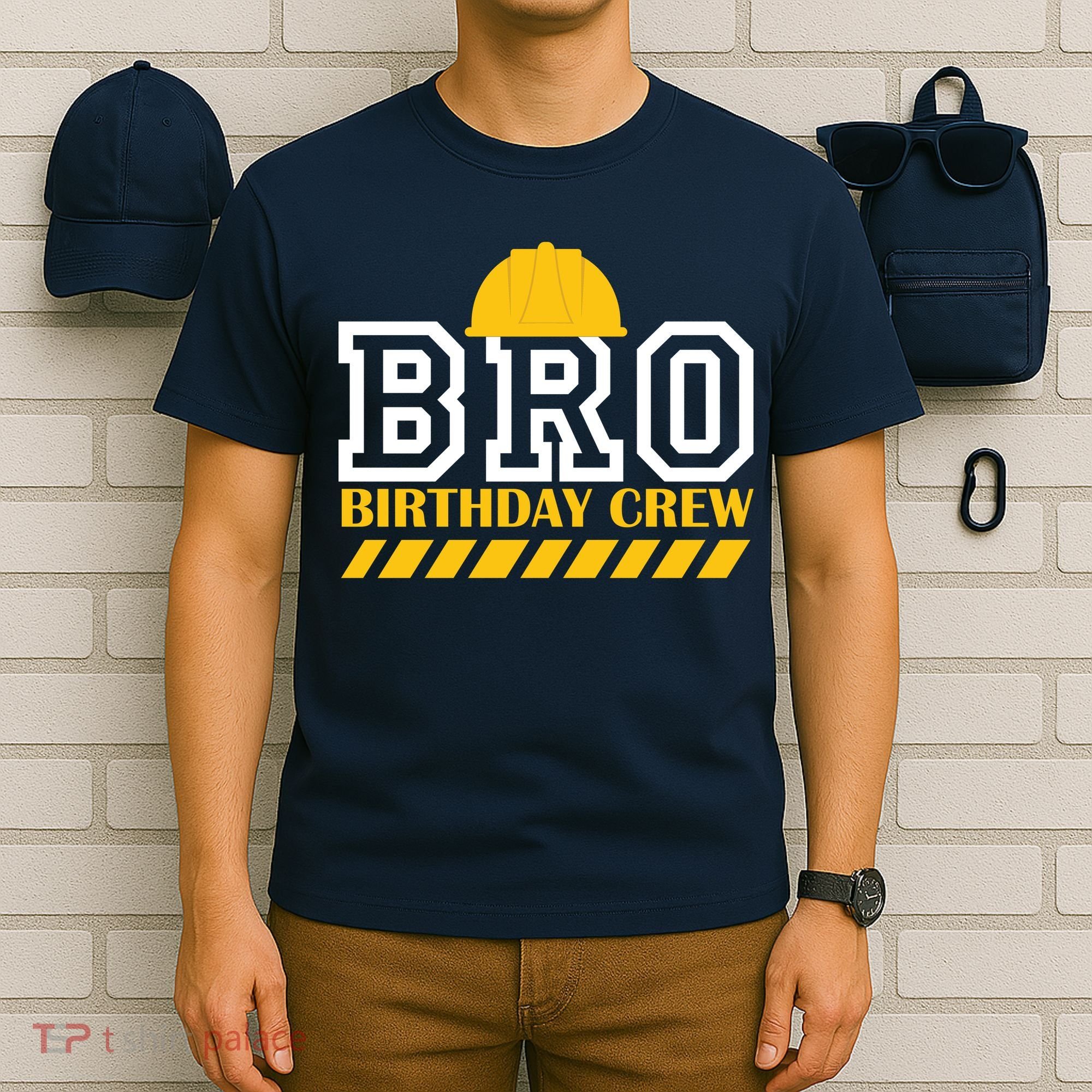 Birthday Bro Construction Crew Brother T-Shirt