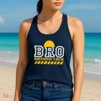 Birthday Bro Construction Crew Brother Women's Tank Top thumb 2