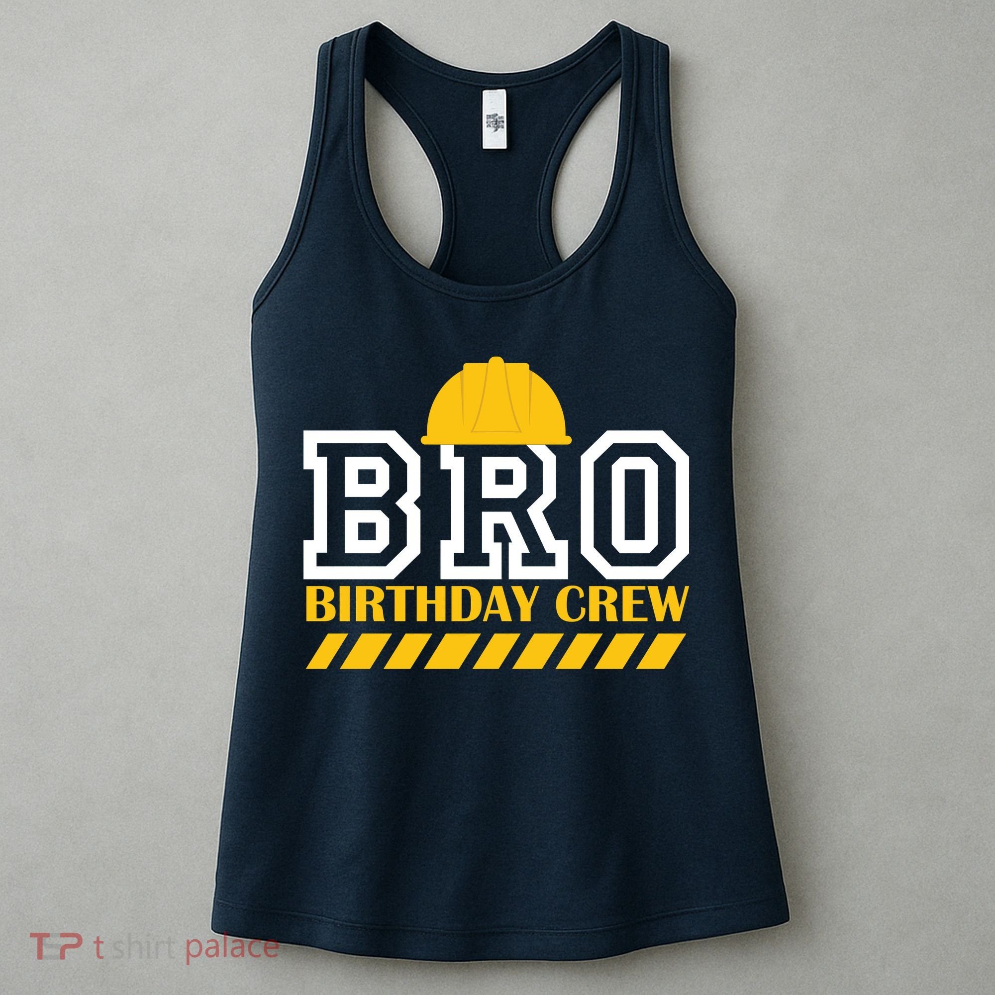 Birthday Bro Construction Crew Brother Women's Tank Top