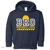 Birthday Bro Construction Crew Brother Toddler Hoodie thumb 0