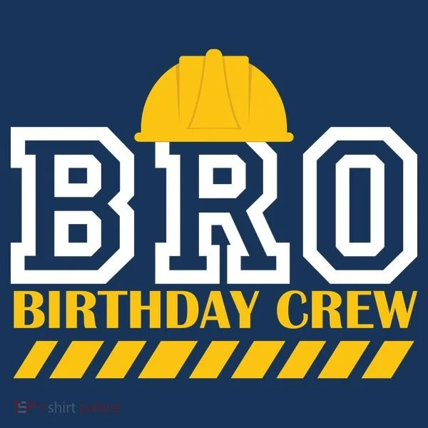 Birthday Bro Construction Crew Brother Tank Top
