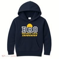 Birthday Bro Construction Crew Brother Kids Hoodie thumb 0