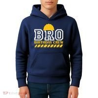 Birthday Bro Construction Crew Brother Kids Hoodie thumb 4
