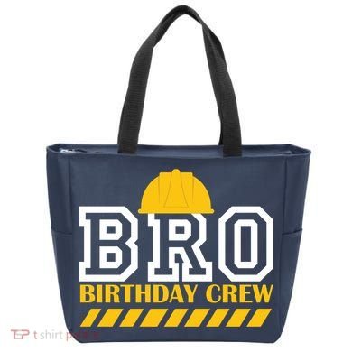 Birthday Bro Construction Crew Brother Tote Bag