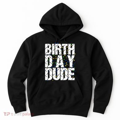 Birthday Dude With Confetti Hoodie