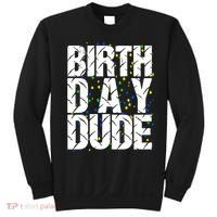 Birthday Dude With Confetti Sweatshirt thumb 0