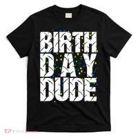 Birthday Dude With Confetti T-Shirt thumb 0