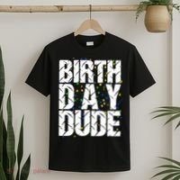 Birthday Dude With Confetti T-Shirt thumb 2
