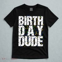 Birthday Dude With Confetti T-Shirt thumb 5