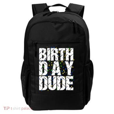 Birthday Dude With Confetti Backpack