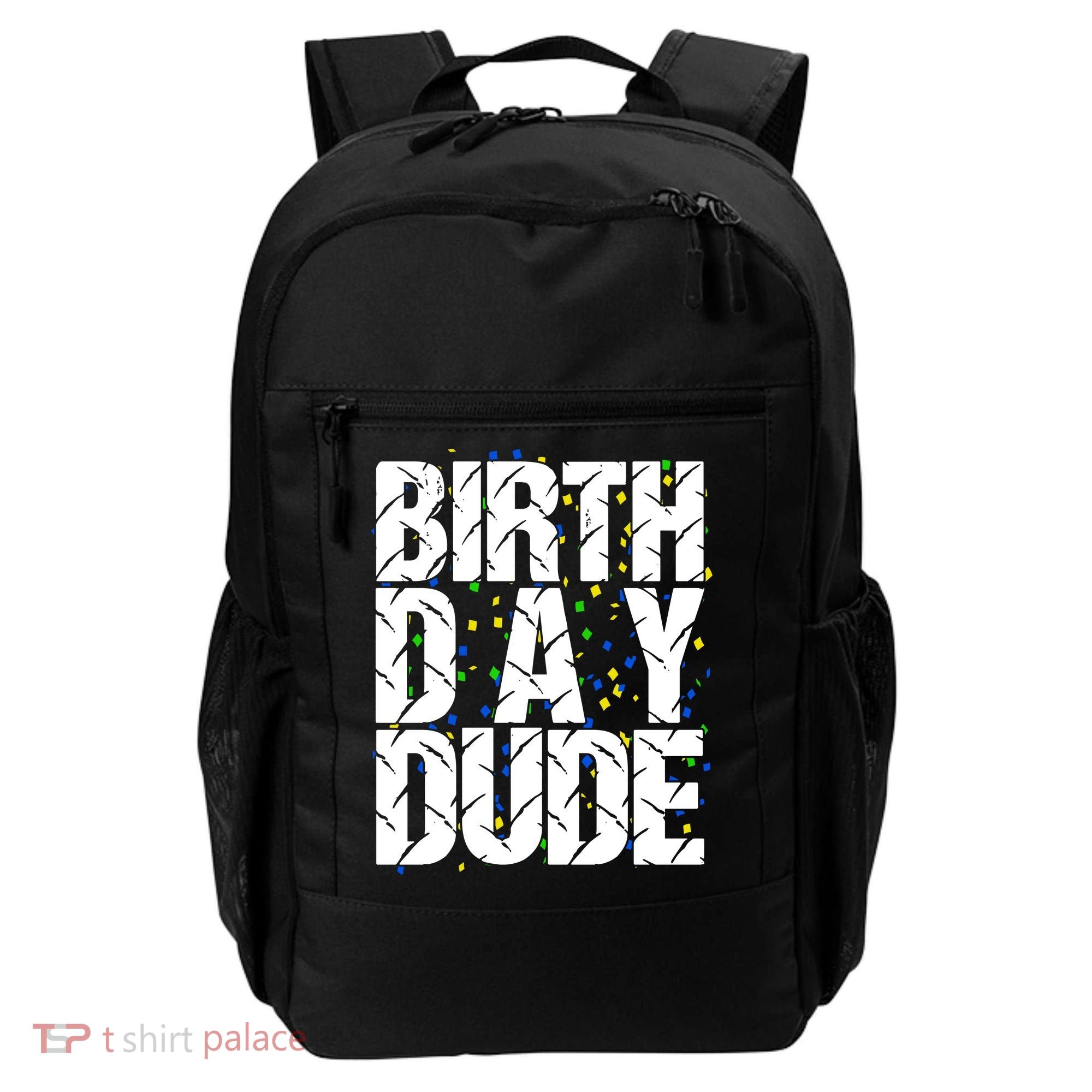 Birthday Dude With Confetti Backpack