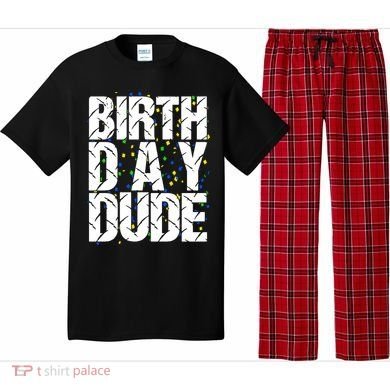 Birthday Dude With Confetti Pajama Set