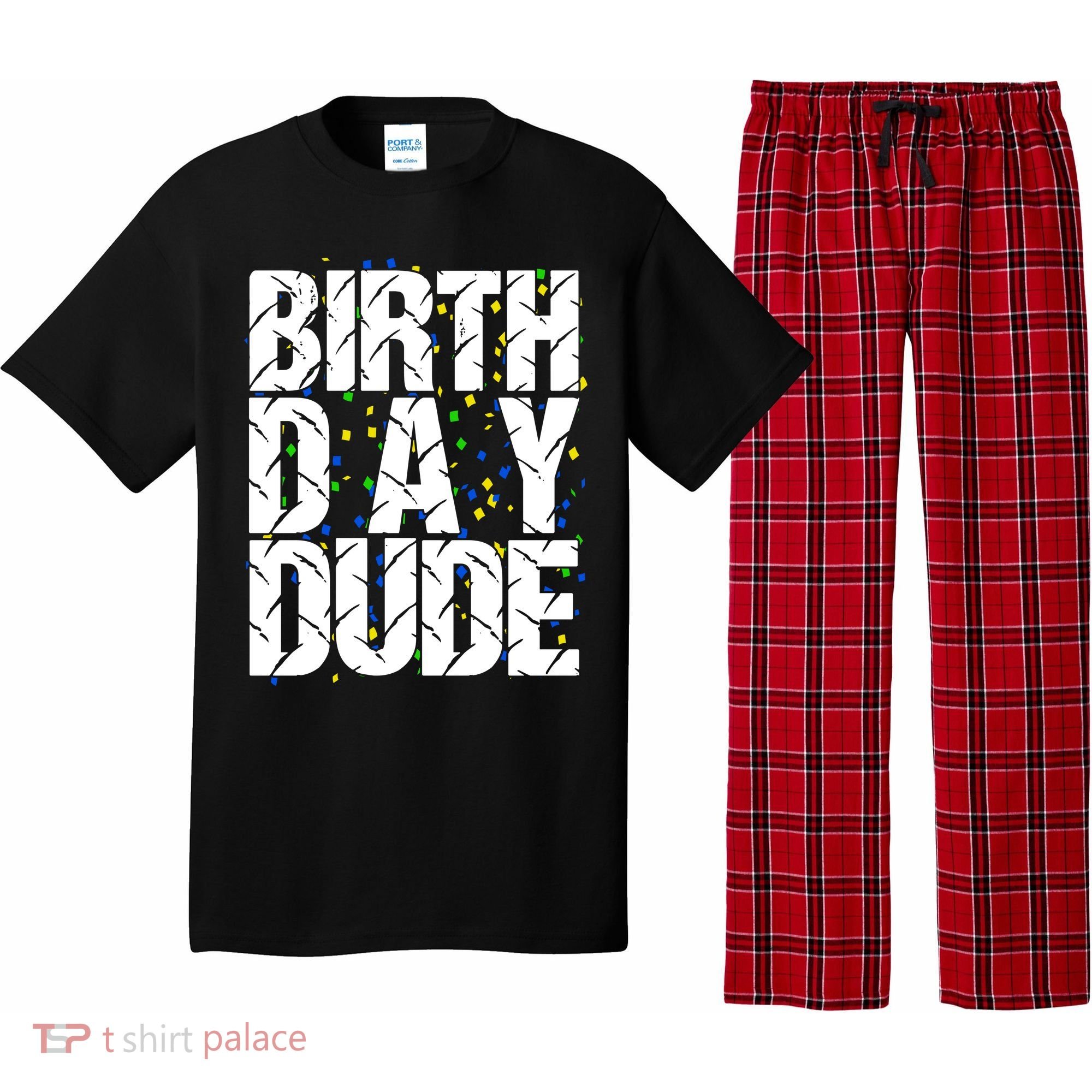 Birthday Dude With Confetti Pajama Set