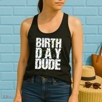 Birthday Dude With Confetti Women's Tank Top thumb 2