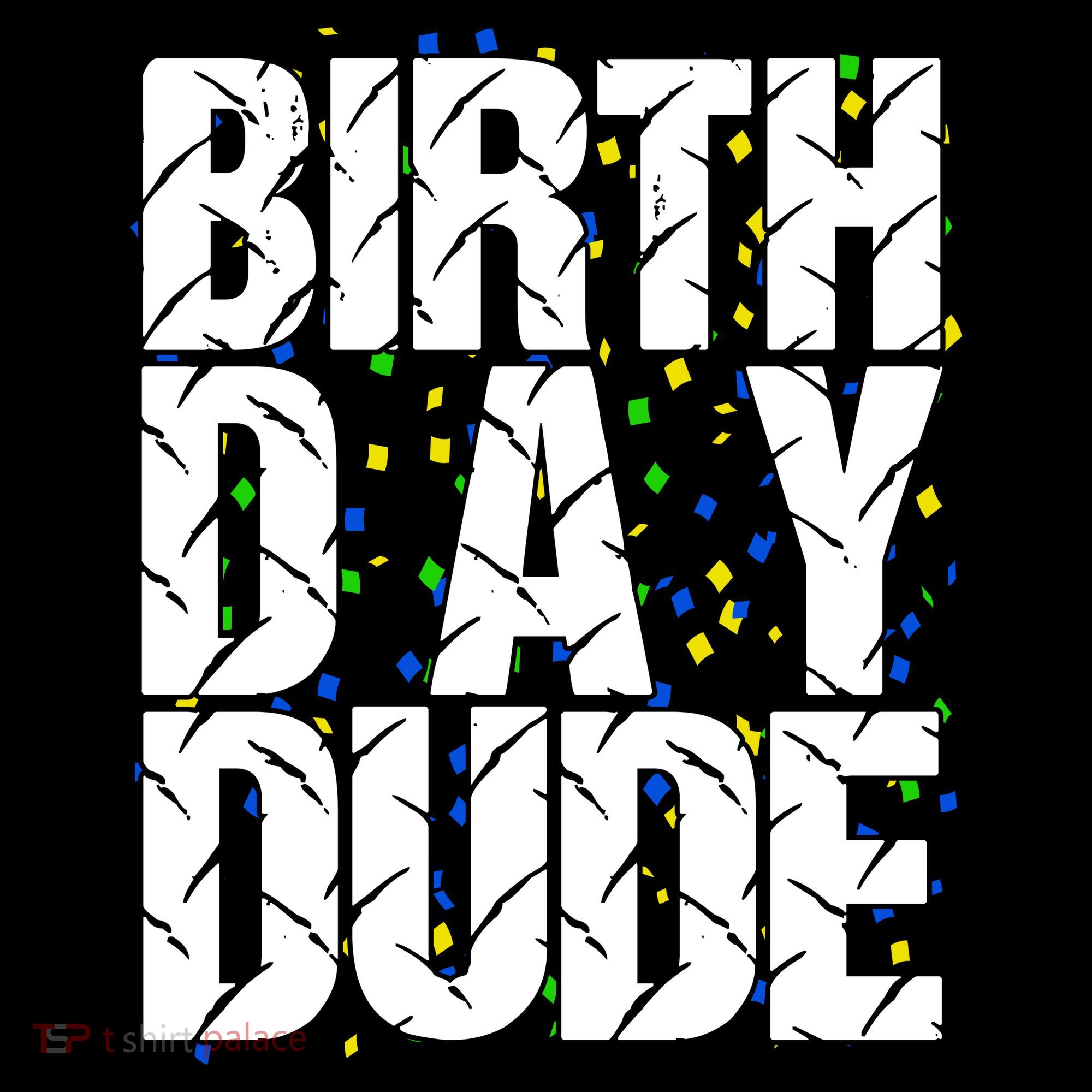 Birthday Dude With Confetti Women's Tank Top