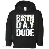 Birthday Dude With Confetti Toddler Hoodie thumb 0