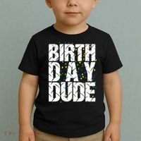 Birthday Dude With Confetti Toddler T-Shirt thumb 2