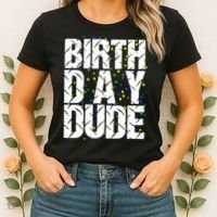 Birthday Dude With Confetti Women's T-Shirt thumb 2
