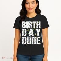 Birthday Dude With Confetti Women's T-Shirt thumb 4