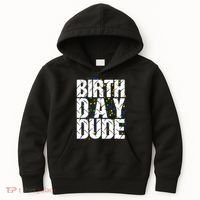 Birthday Dude With Confetti Kids Hoodie thumb 0