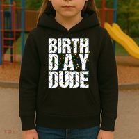 Birthday Dude With Confetti Kids Hoodie thumb 3