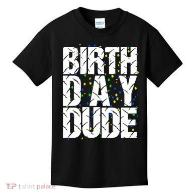 Birthday Dude With Confetti Kids T-Shirt