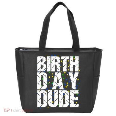 Birthday Dude With Confetti Tote Bag