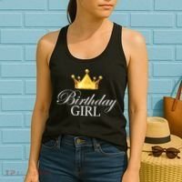 Birthday Girl Queen Crown Limited Edition Women's Tank Top thumb 2