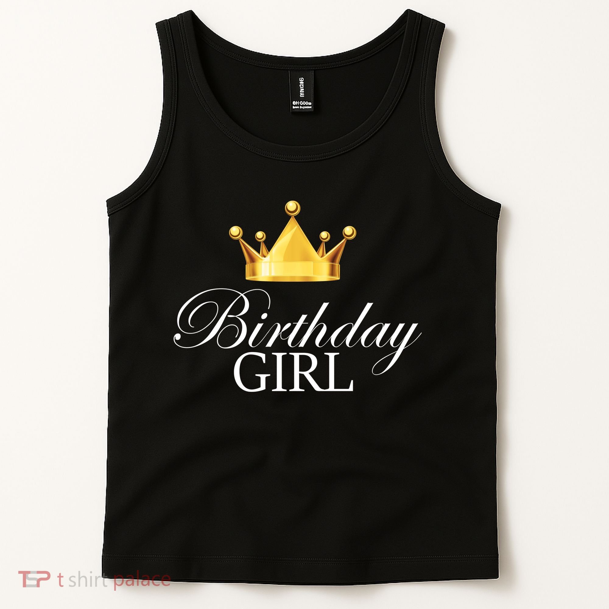 Birthday Girl Queen Crown Limited Edition Tank Top